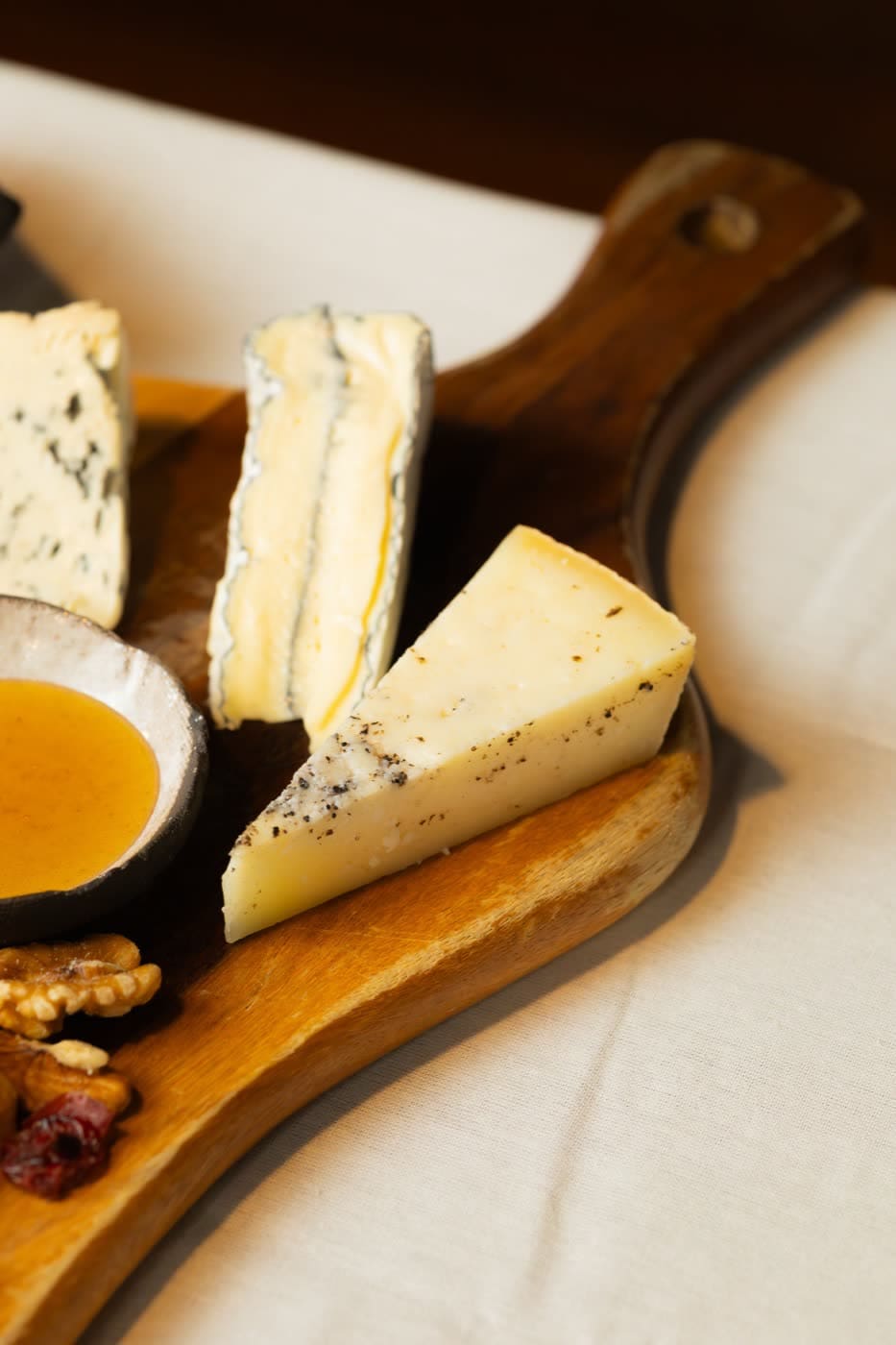 Cheese and grazing board at Wine & Larder